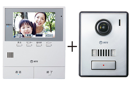 ドアホン カラーカメラドアホンモニタ-PVI