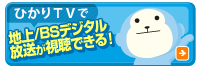 ひかりＴＶなら地上/BSデジタル放送が視聴できる！