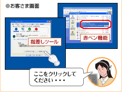 画像：お客さま画面