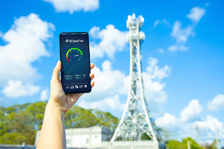 ダウンロード速度が遅いときはスピードテスト実施